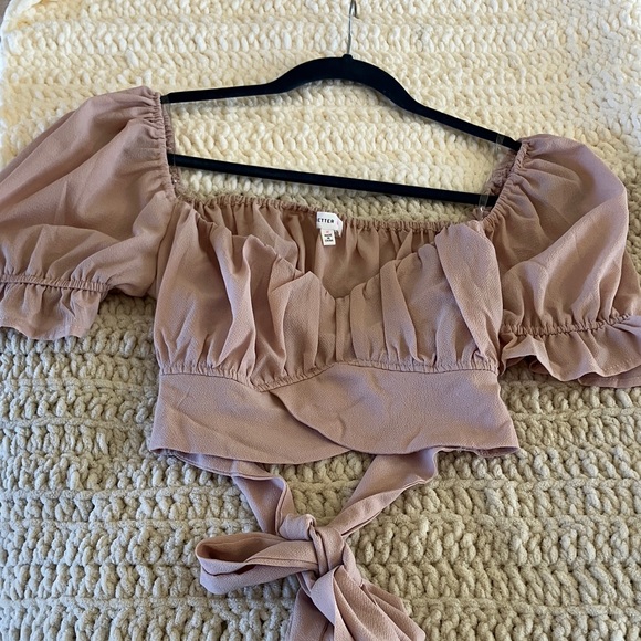 Better Be Light beige Bardot tie back - Picture 8 of 10